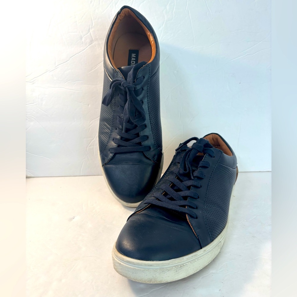 MADDEN M-Early Blue Faux Leather Casual Shoe Size 12